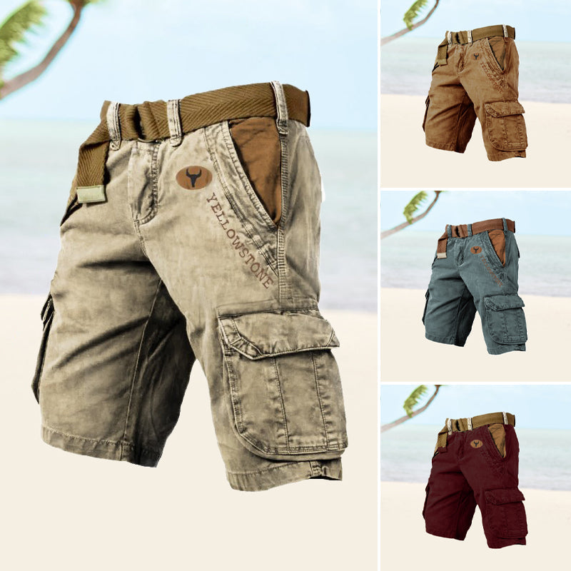 WW | Cargoking: Men's Multi-Pocket Cargo Shorts