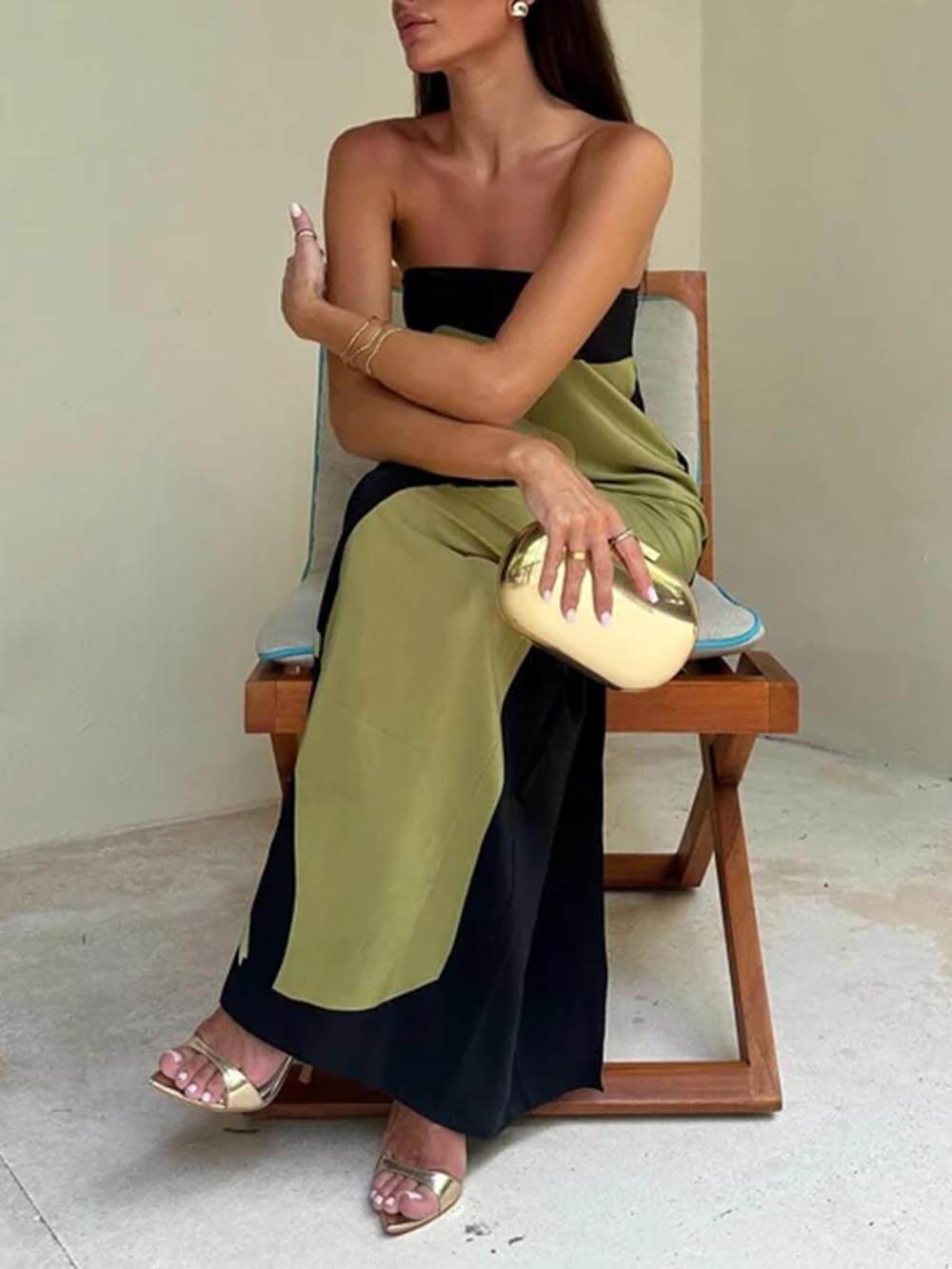 Gina - Stunning Strapless Maxi Dress