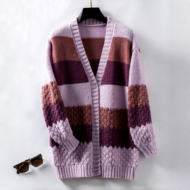 WW | Elegante Strickjacke Für Damen Mit Feinem Muster