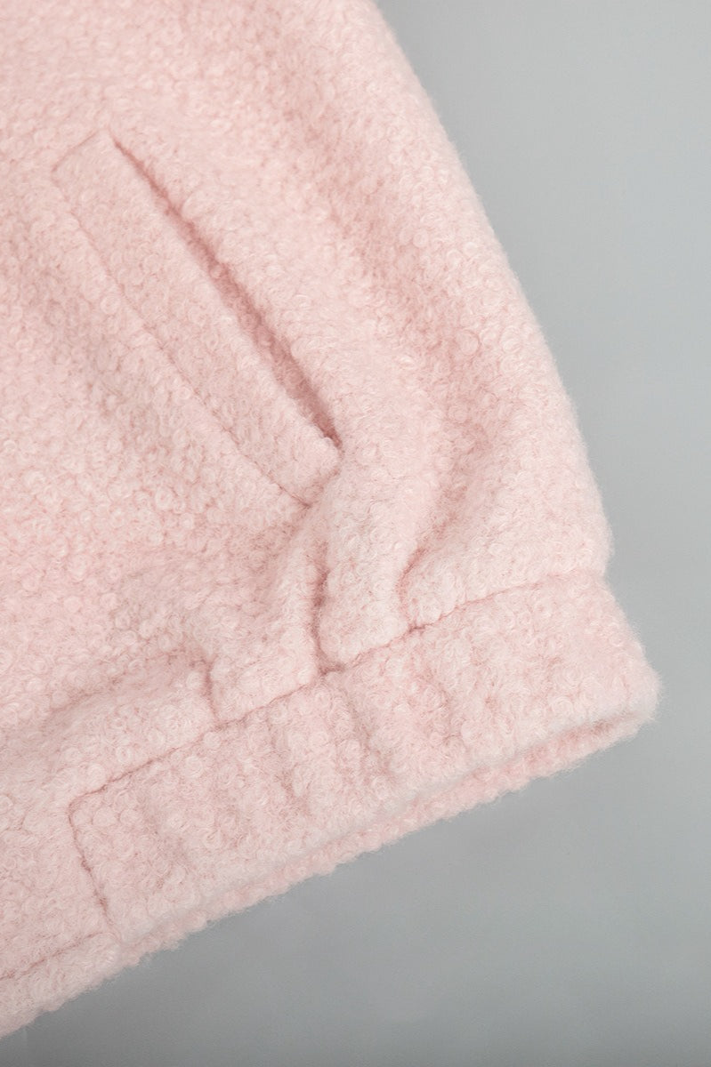 WW | Pink Faux Fur Kurze Jacke