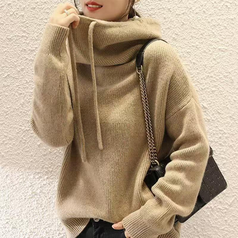 WW | Kuscheliger Strick-Kapuzenpullover für lässigen Komfort