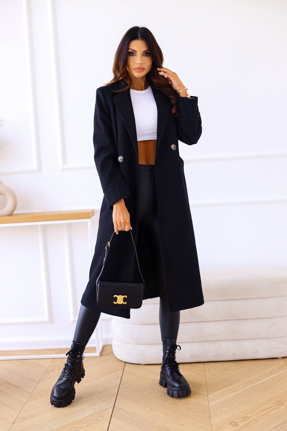 WW | Wollmischung Mantel - Maßgeschneiderte Eleganz - Doppelte Knopfleiste - Herbst- und Winterklassiker