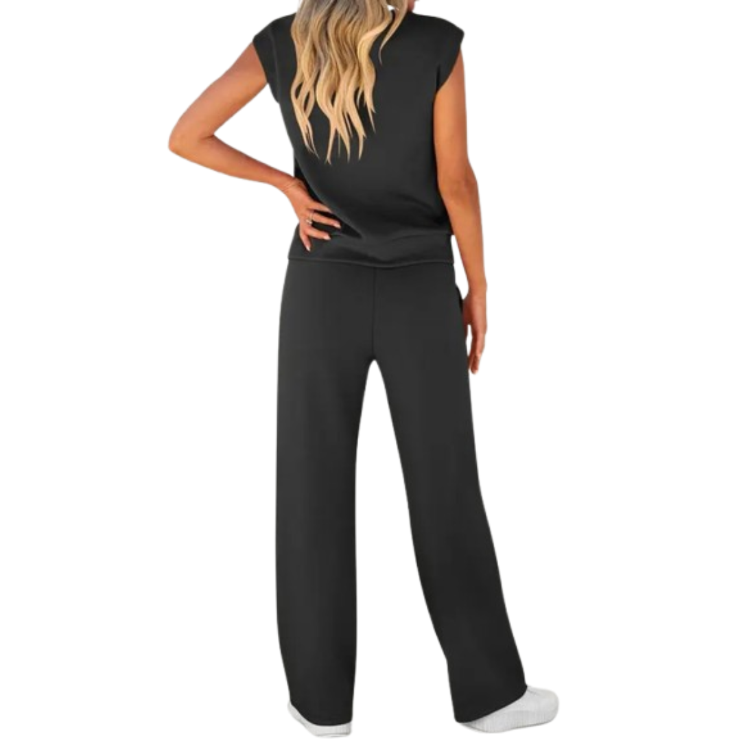 Elivara™ | Casual Chic Two-Piece Set