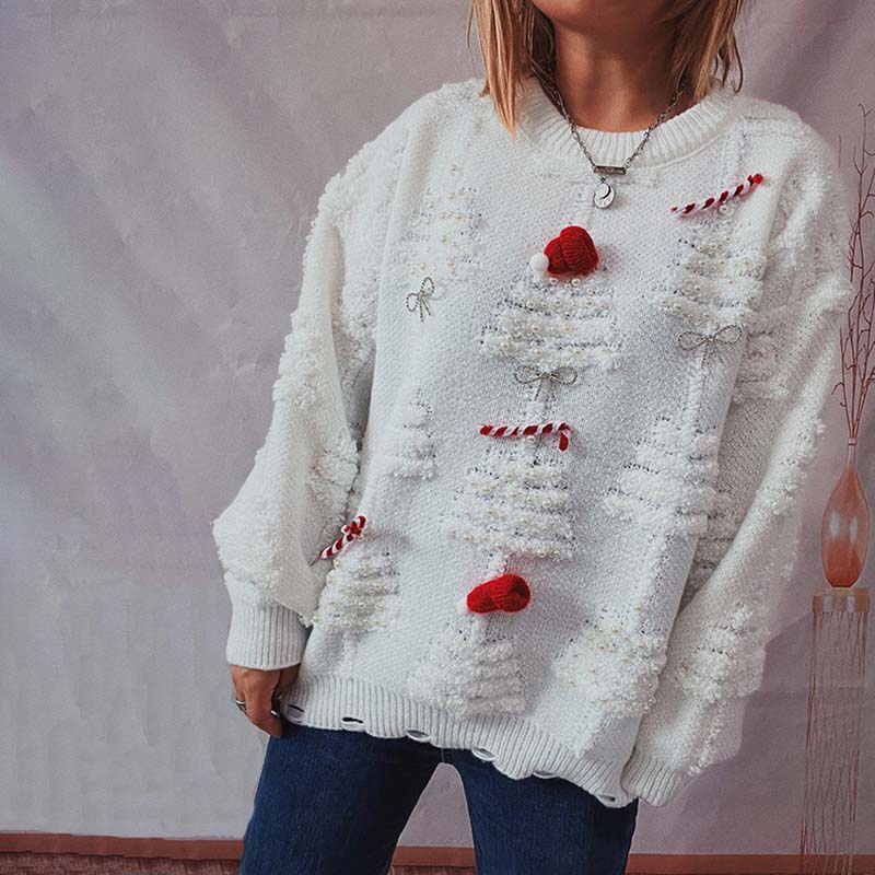 WW | Christmas Sweater With Cheerful Design