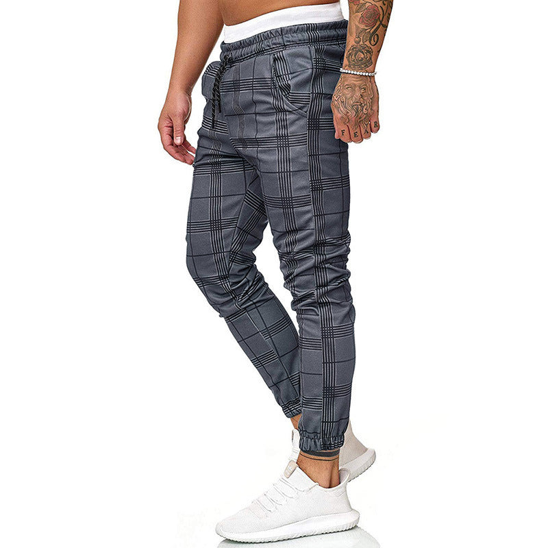 WW | Herren karierte Sweatpants