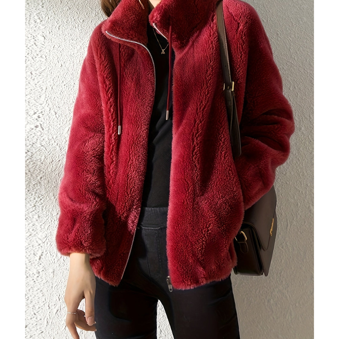 WW | Warm Thick Coat with Zipper Long