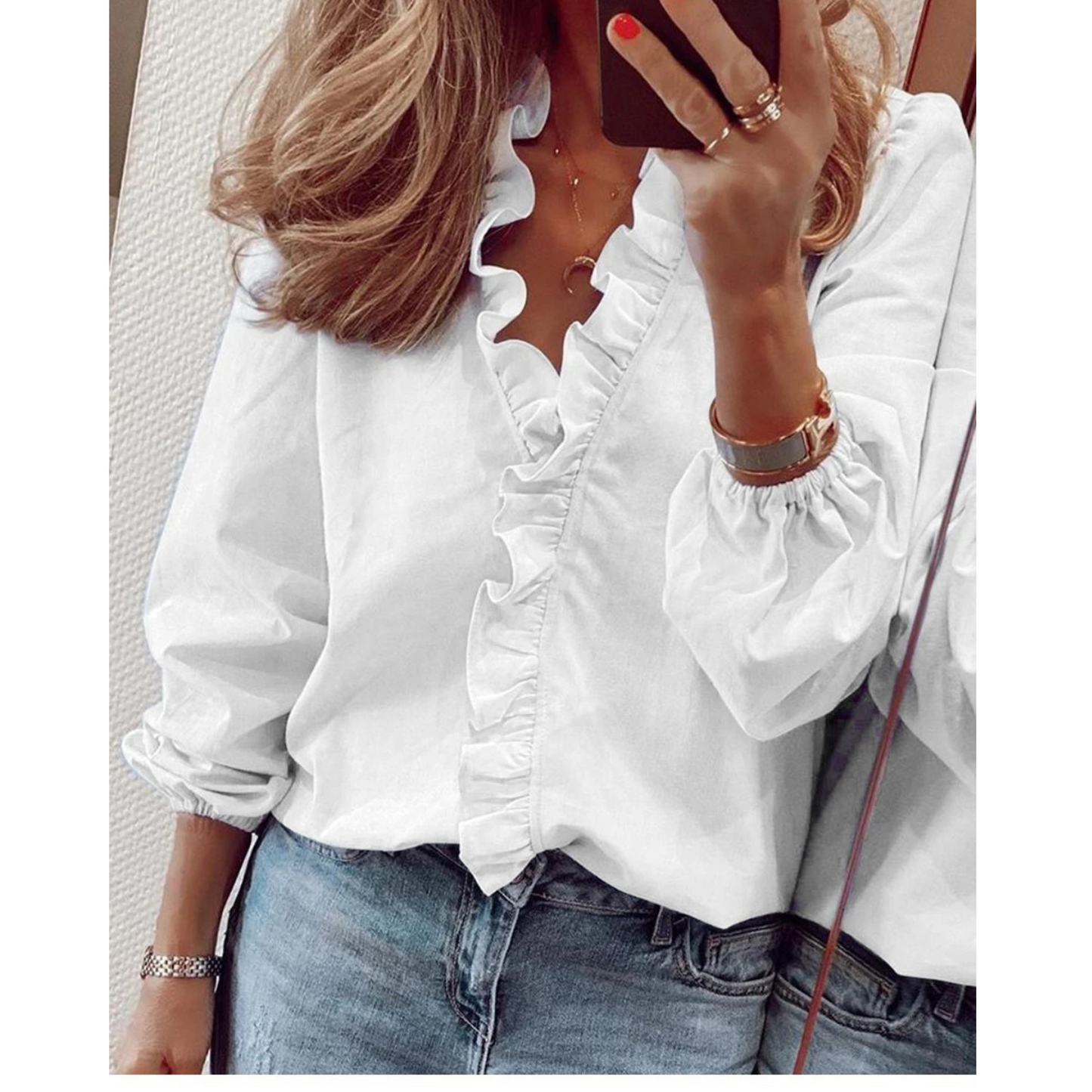 WW | Floral Chiffon Blouse