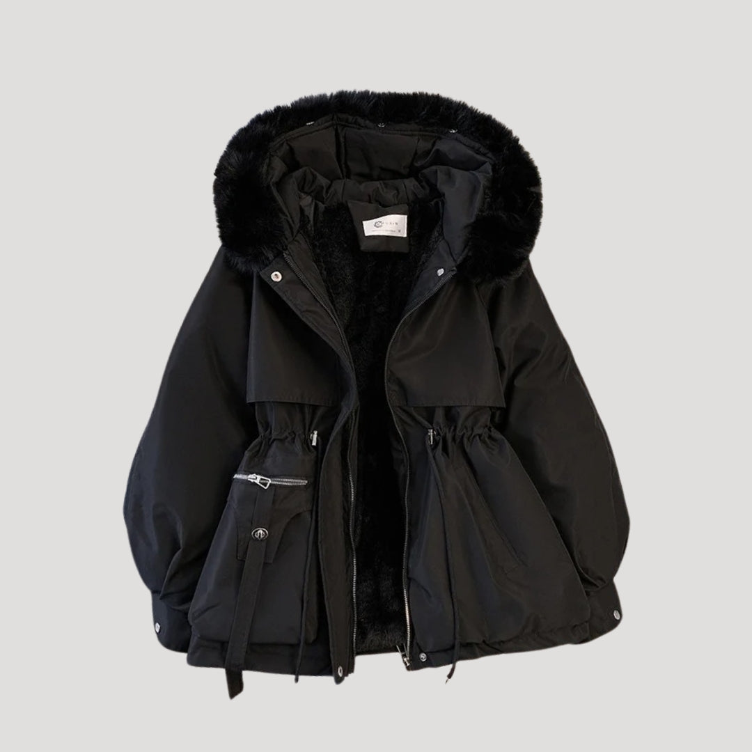 WW | Women's Winter Parka Coat with Faux Fur Hood