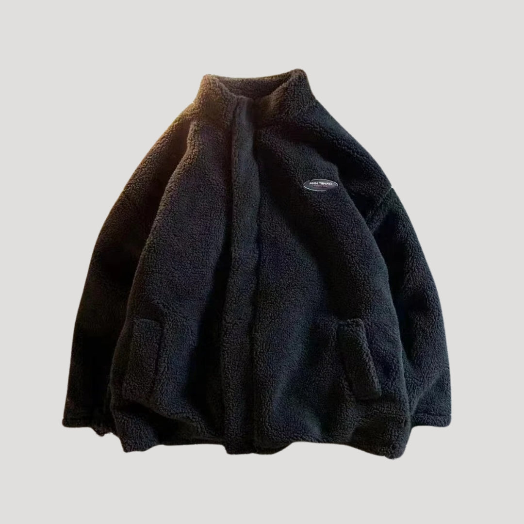 WW | Women's Reversible Fleece Jacket with Heart Motif