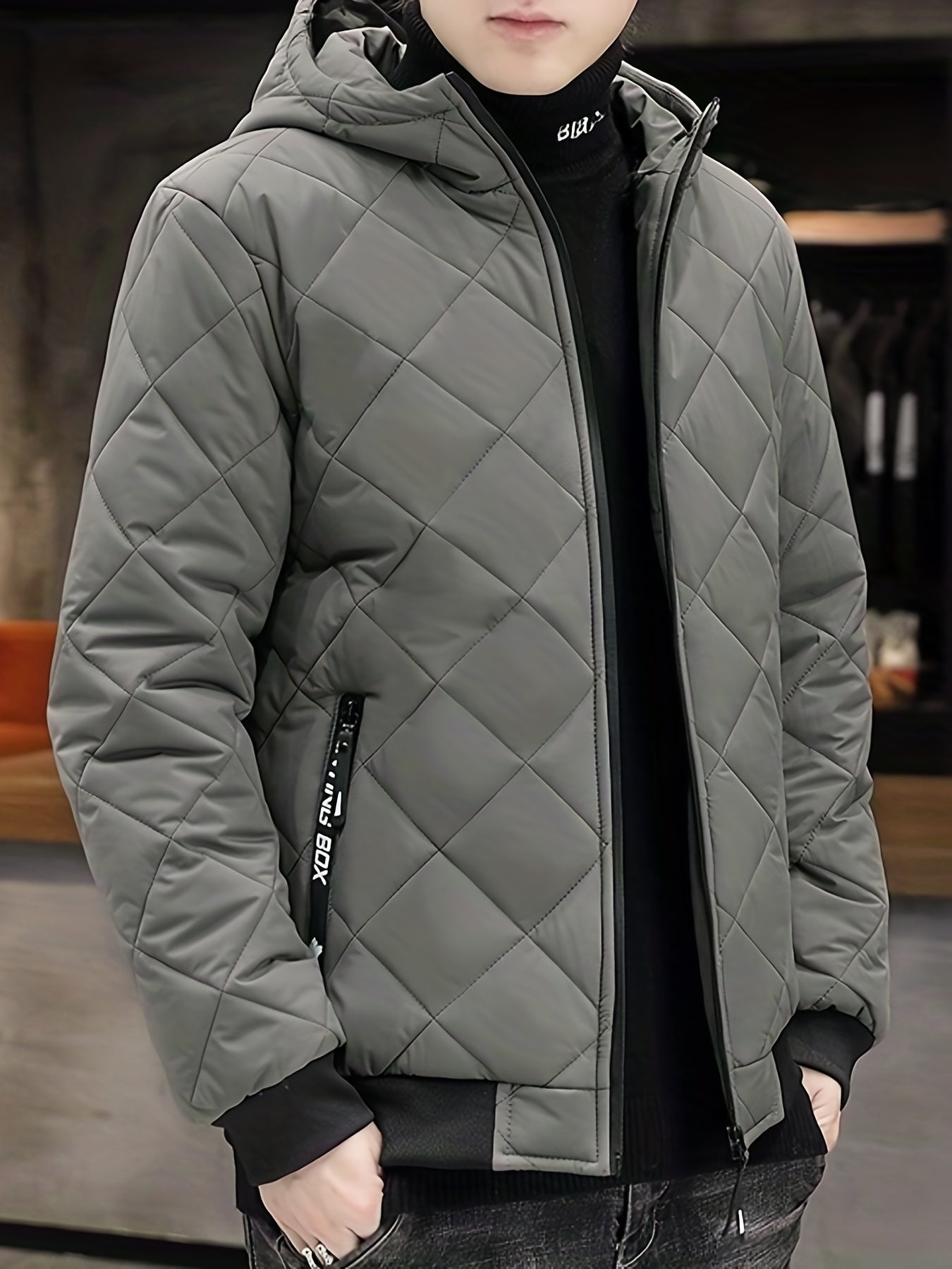 WW | Men's Hooded Winter Jacket - Perfect for Outdoor Activities