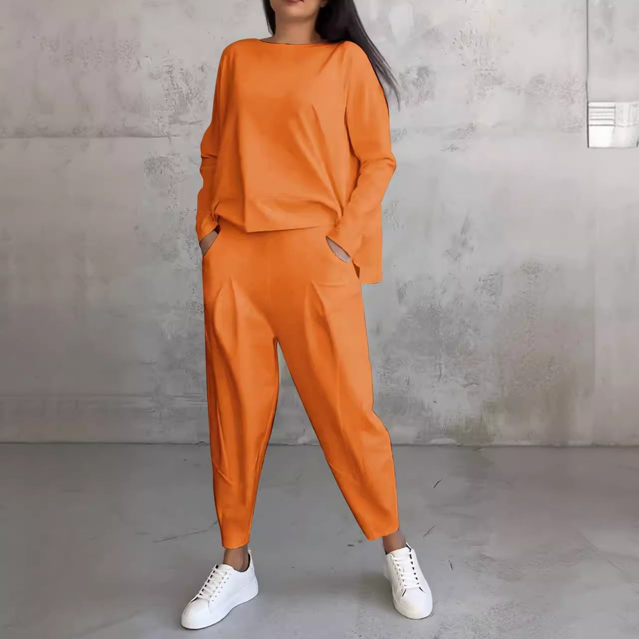 WW | Hosenanzug Mit Langen Ärmeln Für Frauen, Unregelmäßiges Design