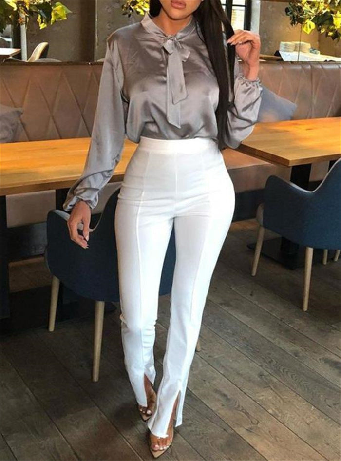 WW | Hohe Bund ausgestellte Hose