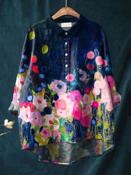 WW | Elegant and versatile floral blouse