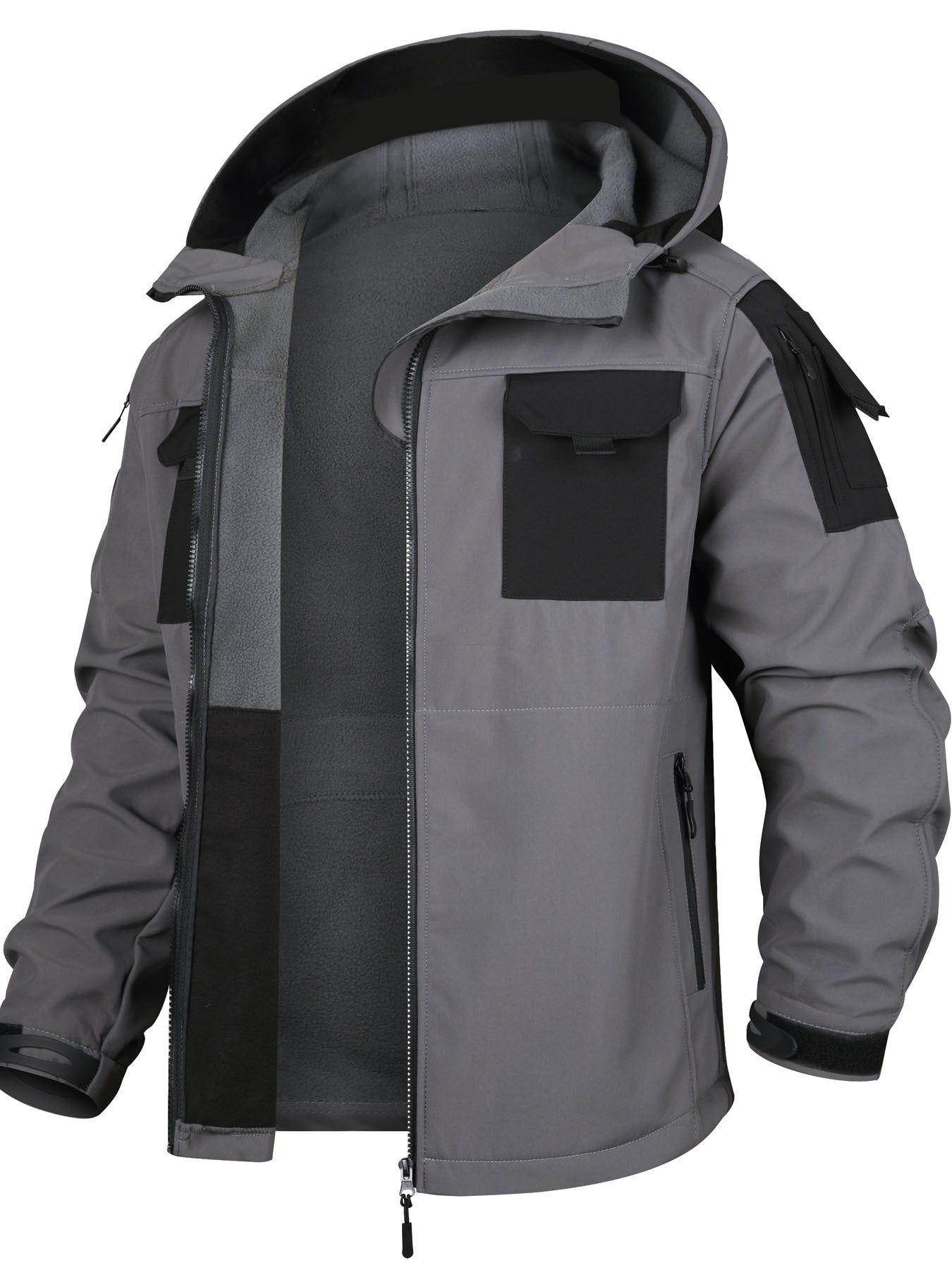 WW | Men's Waterproof Hooded Outdoor Jacket With Cargo Pants Set - Perfect for Outdoor Activities