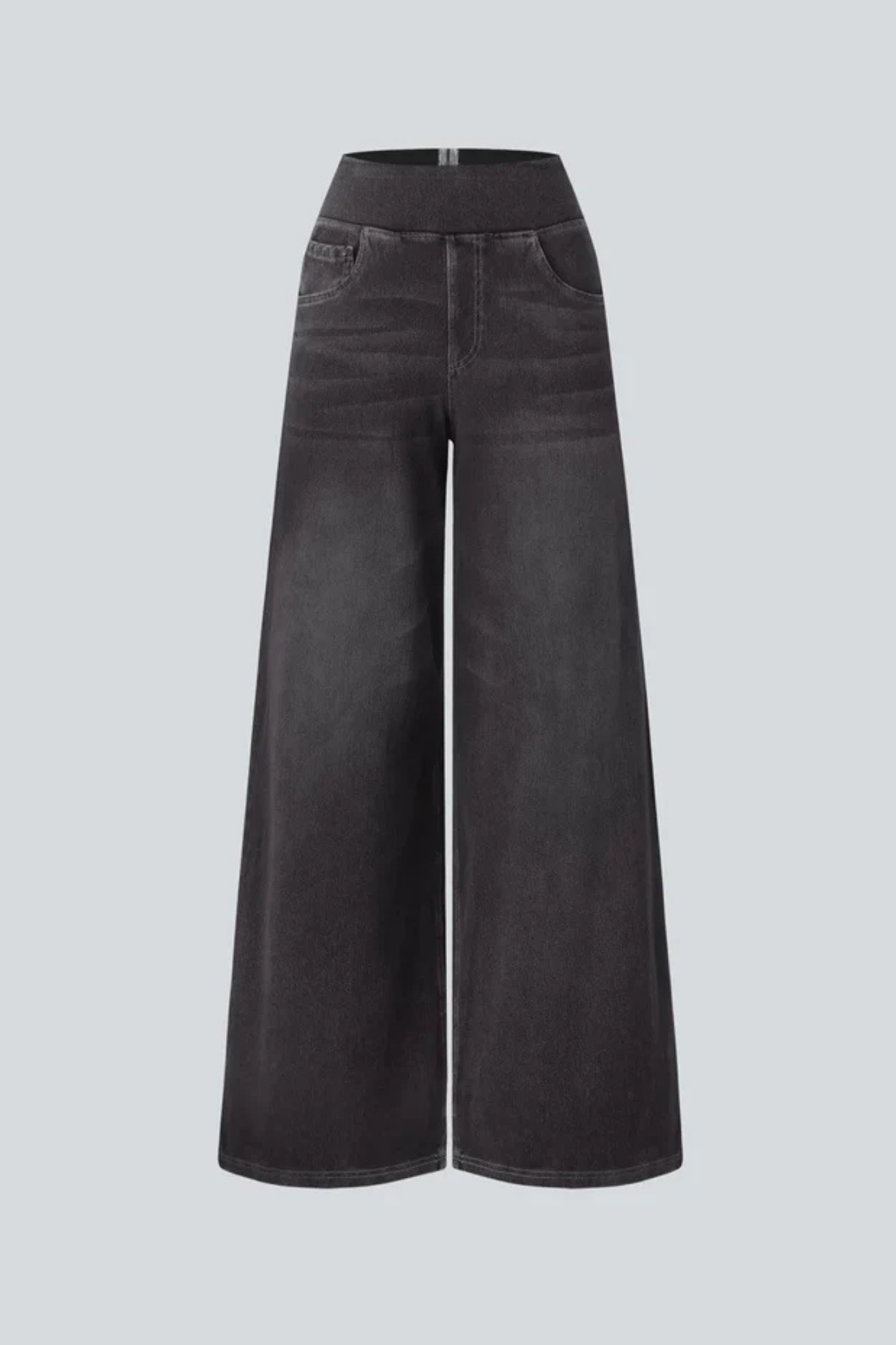 Evanna High-Waisted Trousers - Black