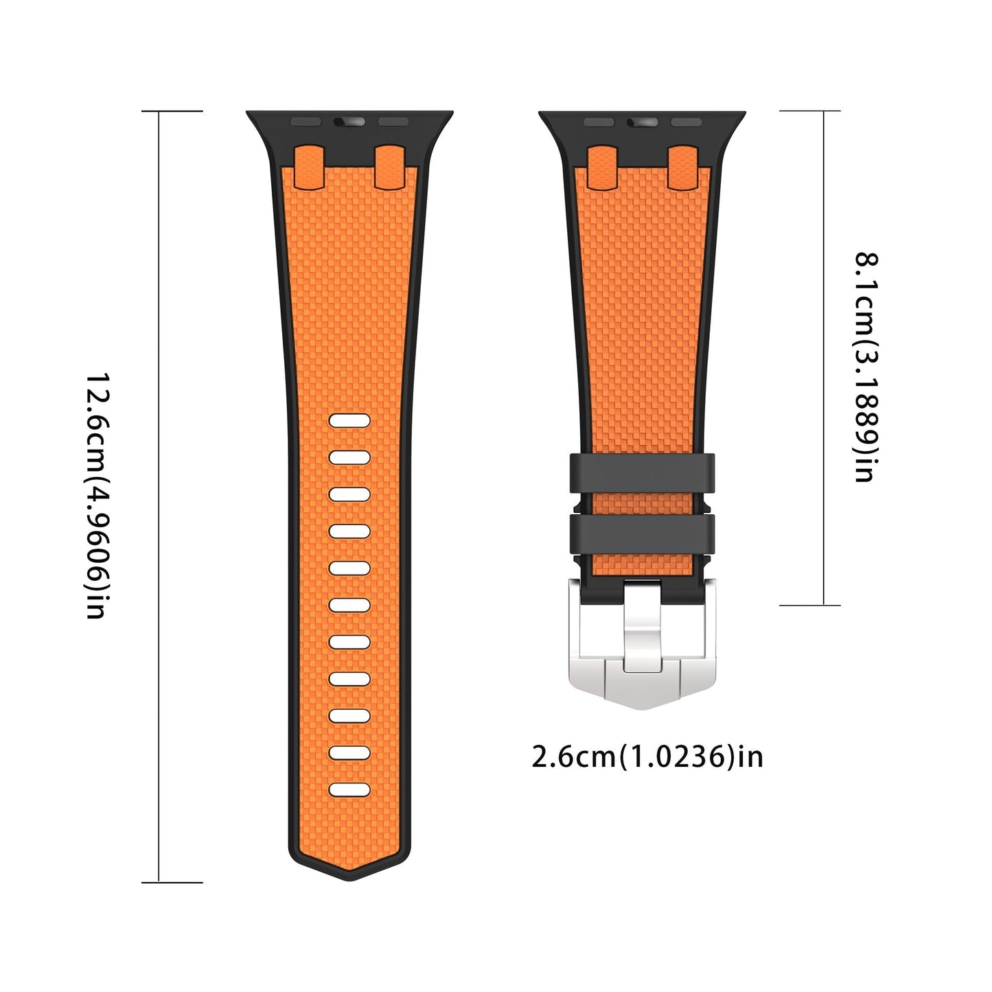 WW | Double Color Matched Silicone Band for Apple Watch