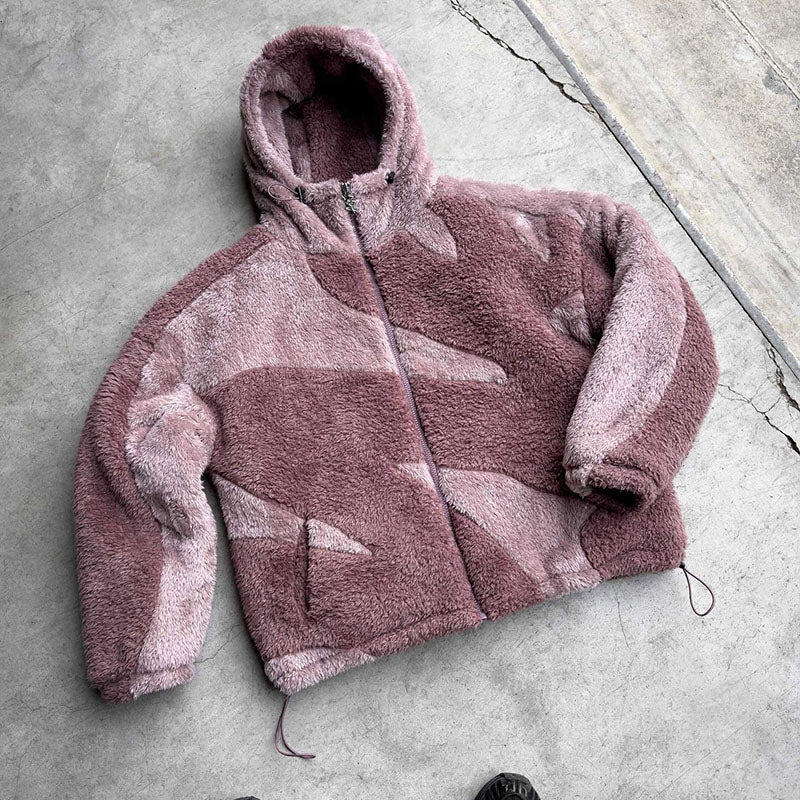 WW | Warme Lammwolljacke mit Reißverschluss