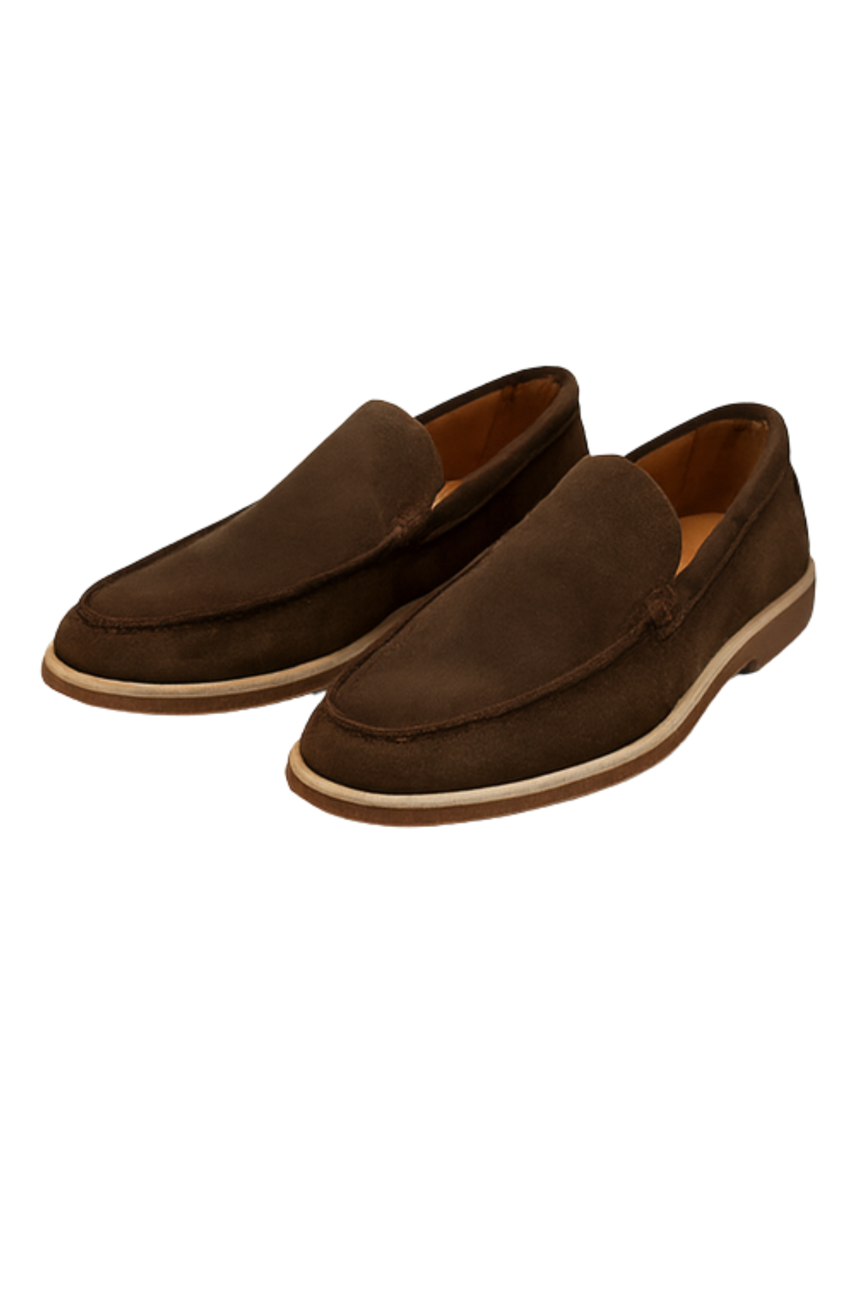 Chase Elegant Suede Loafers - Brown