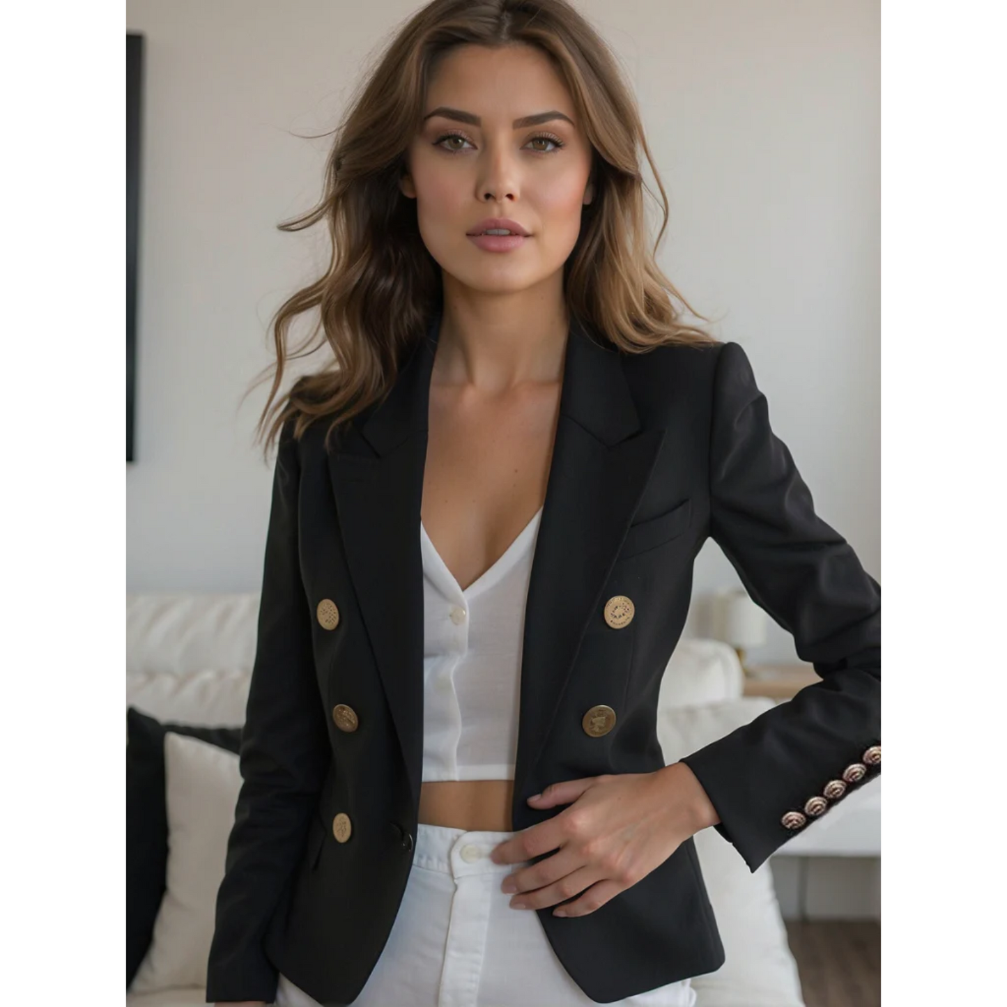 WW | Comfortable Luxurious Blazers with Buttons