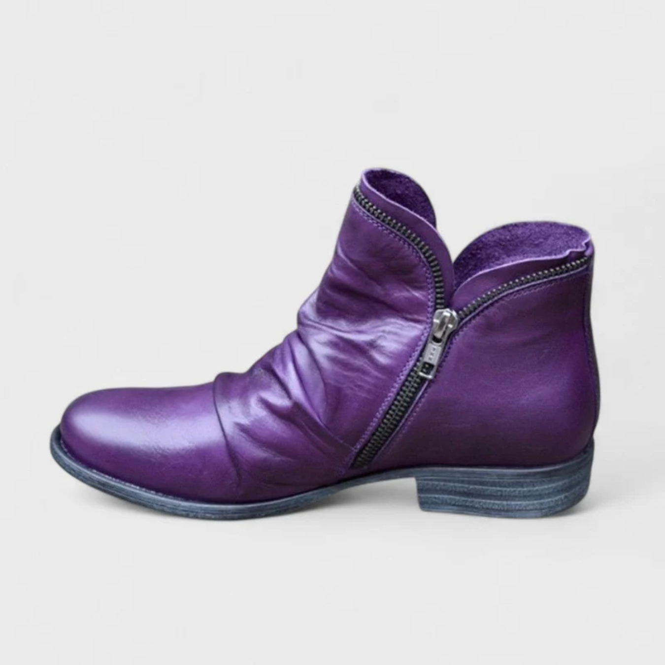 Keisha Orthopaedic Ankle Boots - Purple