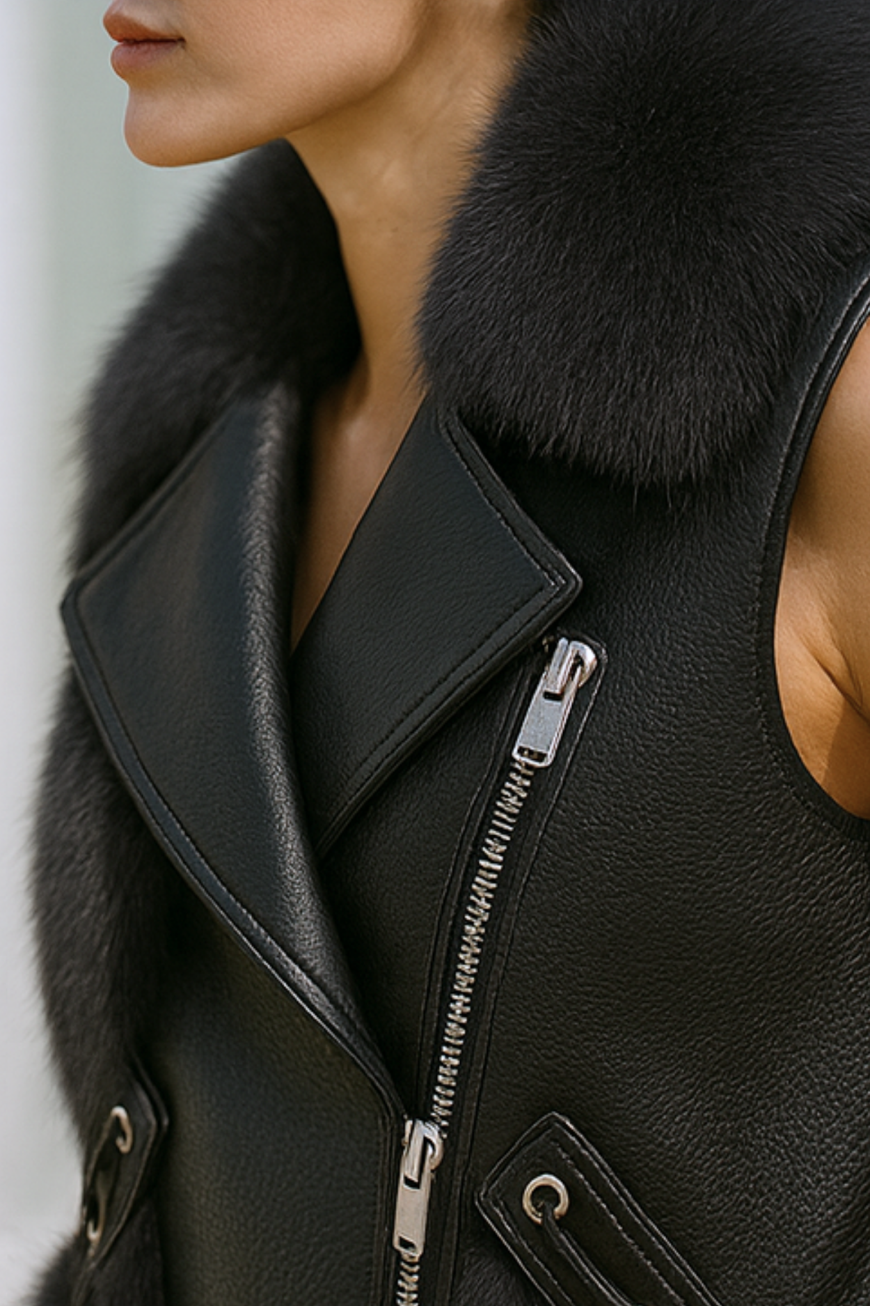 Colby | Elegant Leather Vest