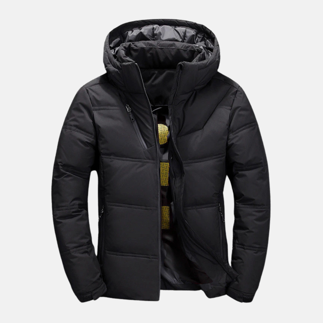 WW | Puffer Jacket Quilted Design with Hood Adjustable Sleeves with Zip Pockets