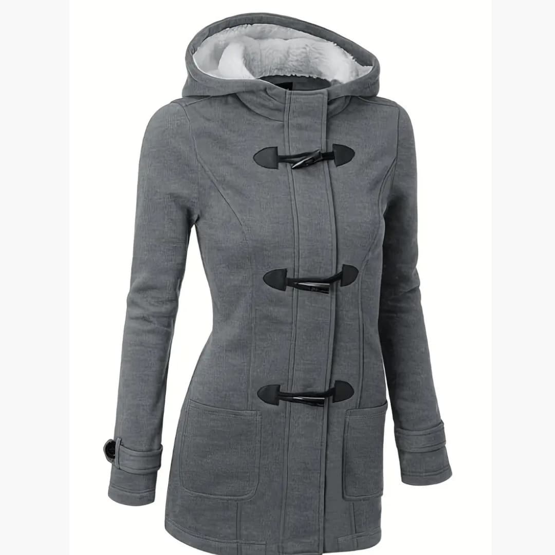 WW | Stilvolle Graue Winterjacke Für Damen