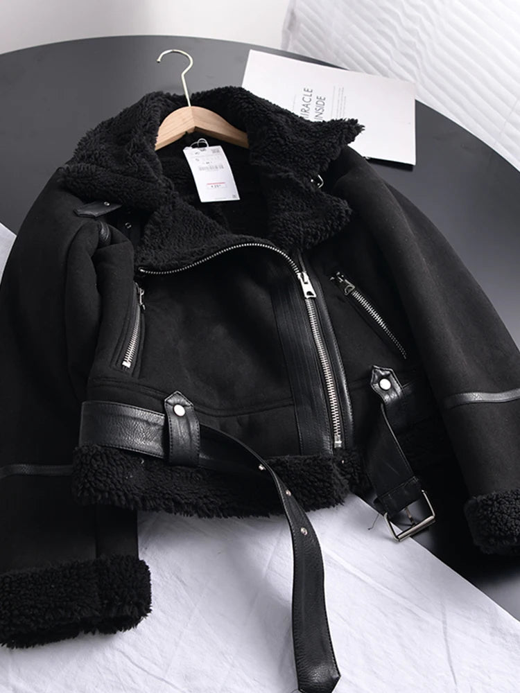 WW | Damen Winterjacke aus Wildleder