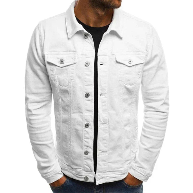 WW | Herren Knopf-Jeansjacke
