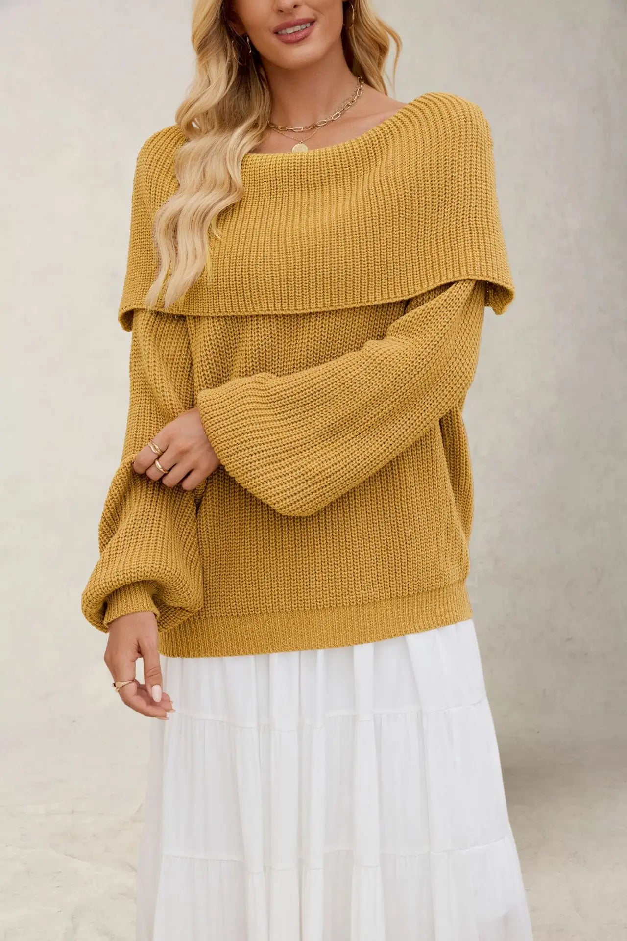 WW | Off-Shoulder Strickpullover