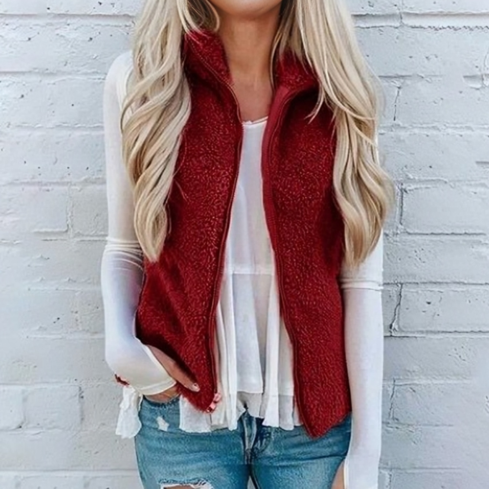 WW | Lightweight, cozy fleece vest for layering