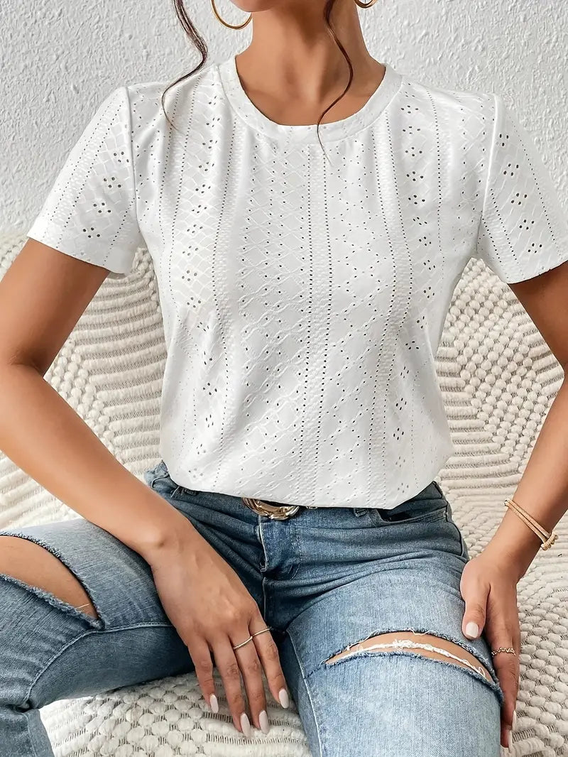 WW | Casual Crew Neck T-Shirt for Spring