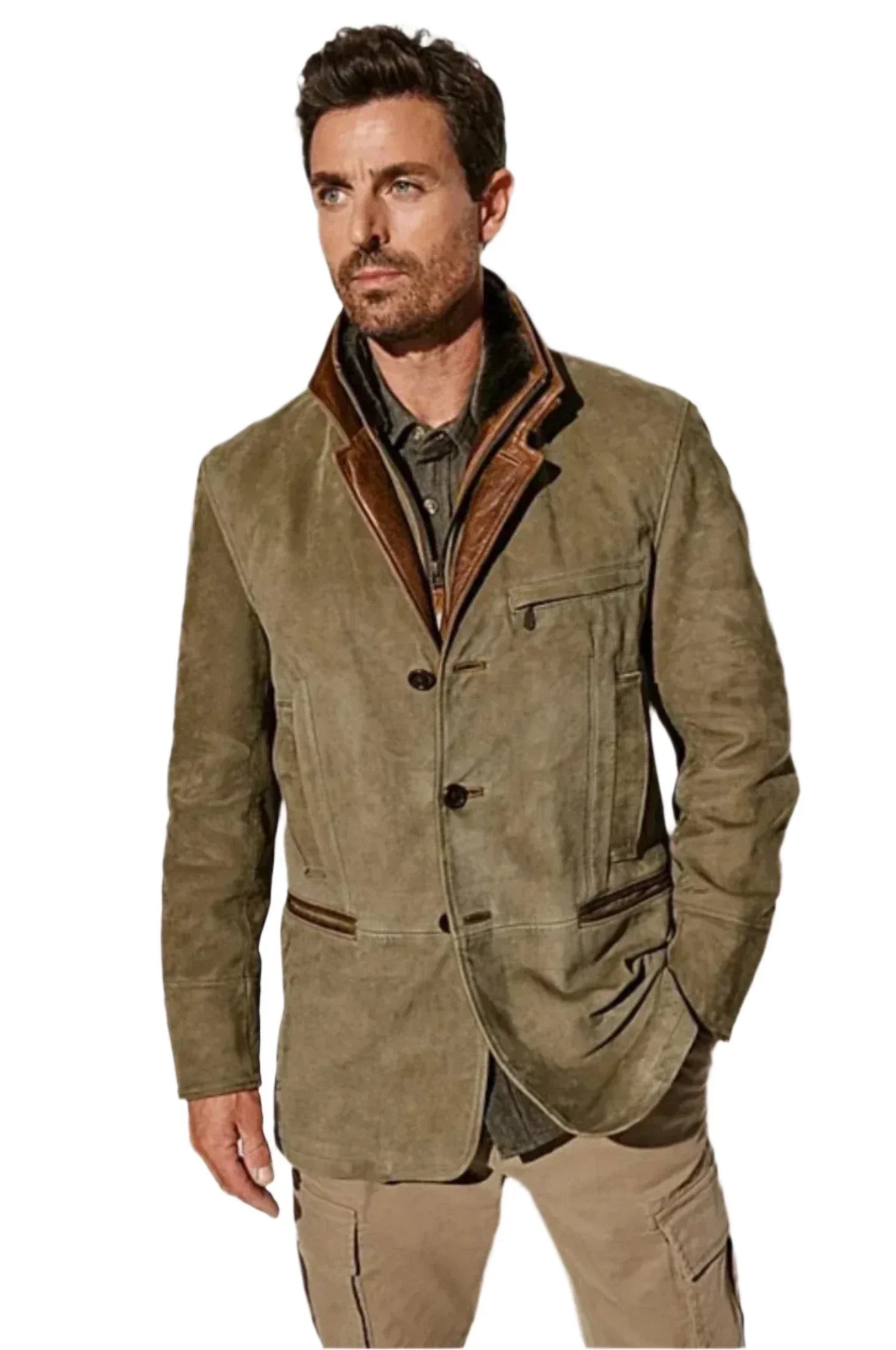 WW | Mantel - Klassisch - Trendy - Ideal für Herbst / Winter für Herren