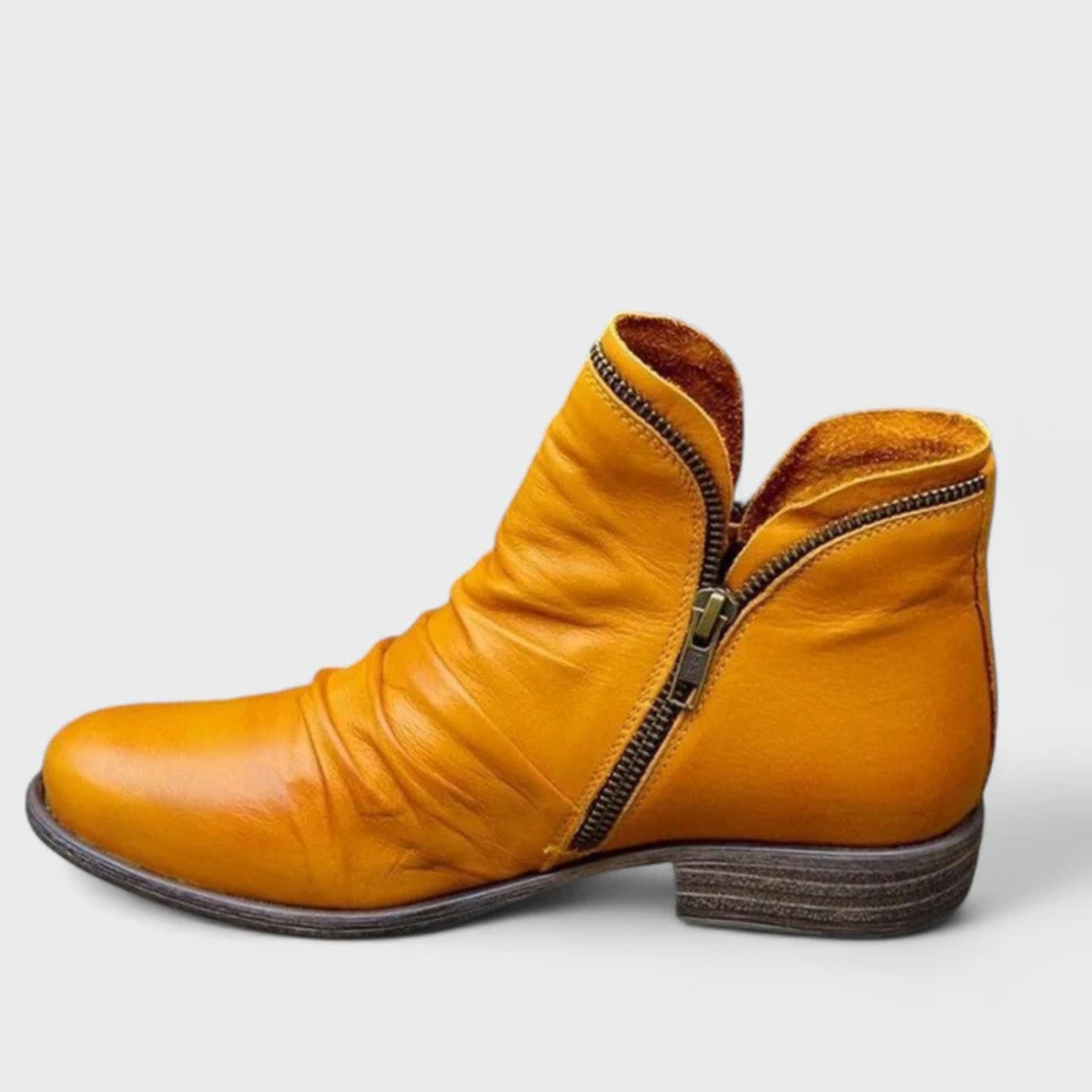 Keisha Orthopedic Ankle Boots - Yellow