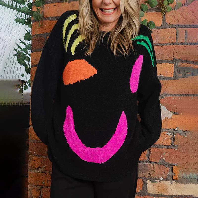 WW | Smiley Strickpullover
