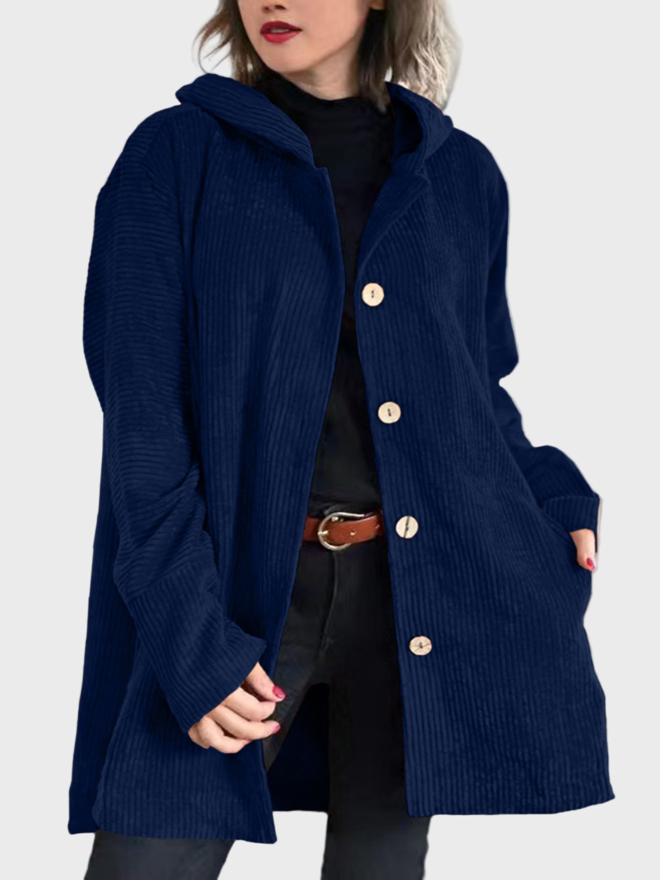 WW | Jacket with Hood and Buttons