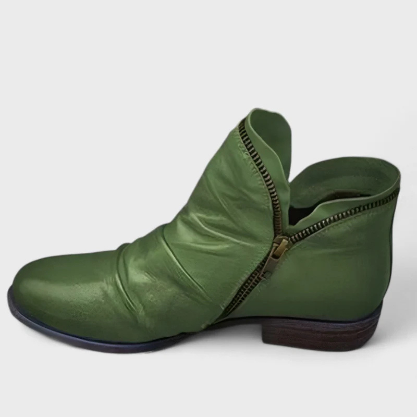 Keisha Orthopedic Ankle Boots - Green
