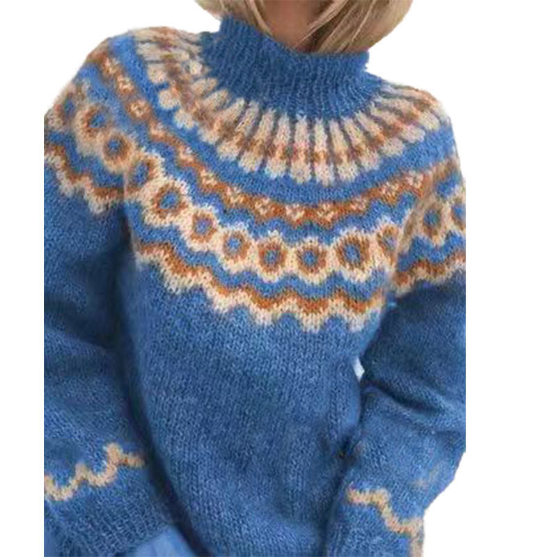 WW | Winterpullover für Frauen mit norwegischem Muster