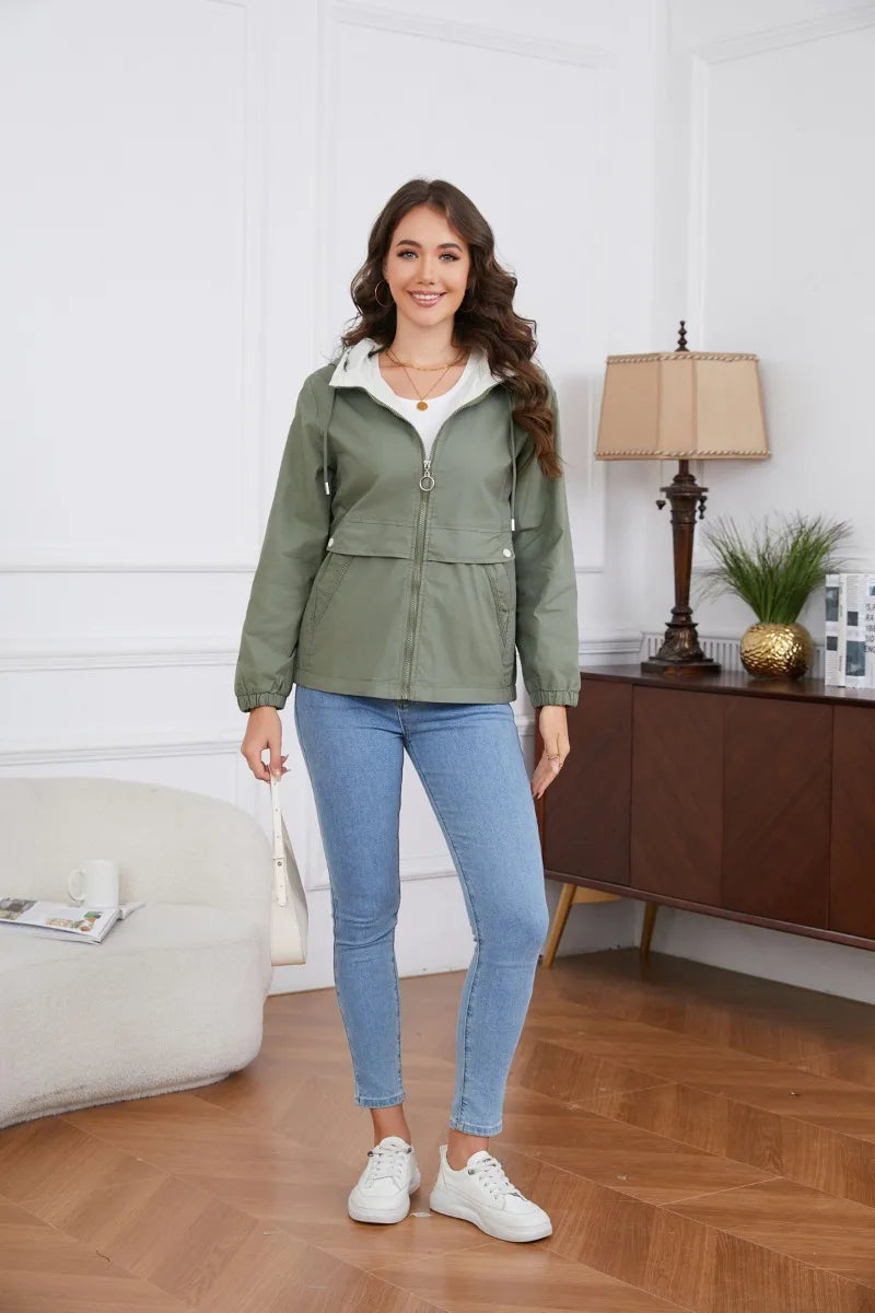 WW | Warm hooded jacket for women in winter