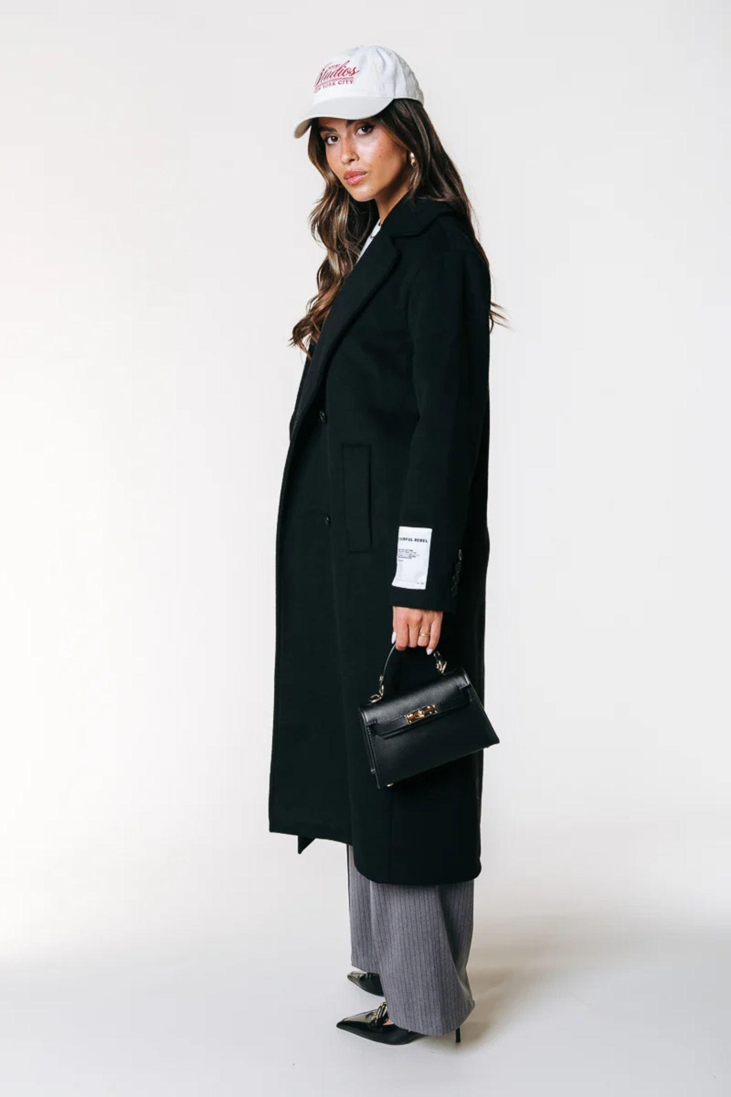 Vania | Wool coat in a classic length