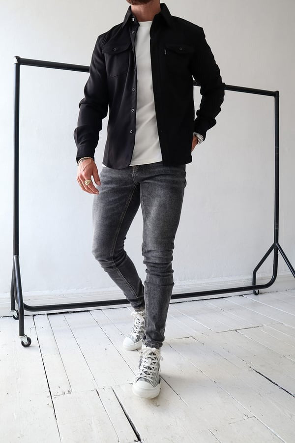 WW | Männer Casual Wickeljacke
