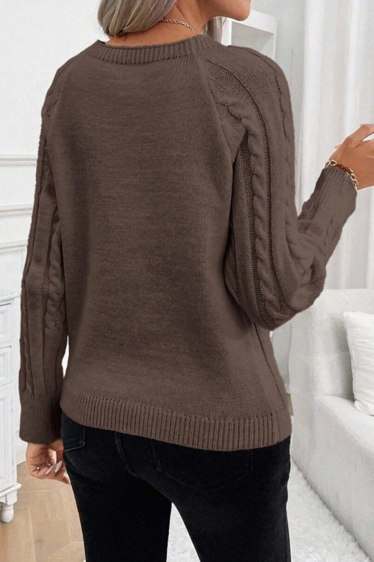 Cora | Knitted jumper with button details