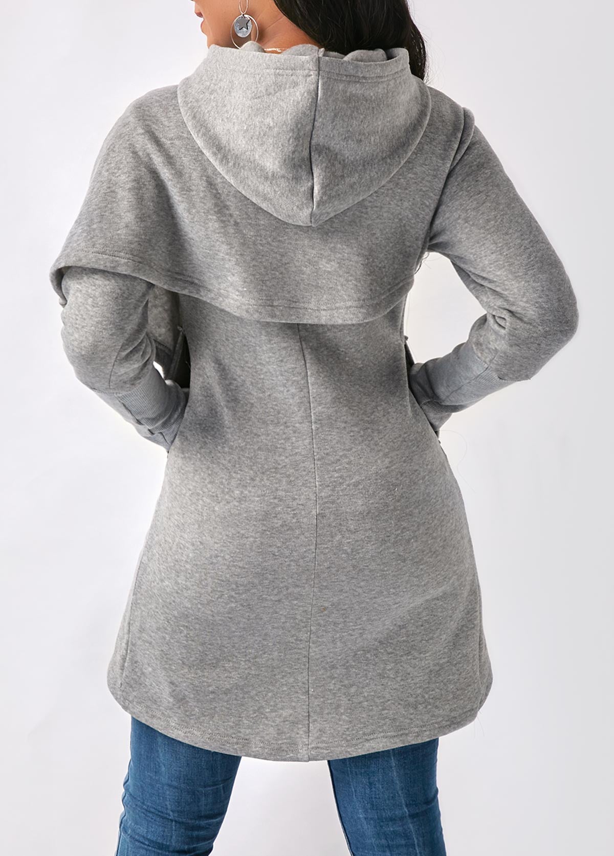 WW | Modischer asymmetrischer Hoodie