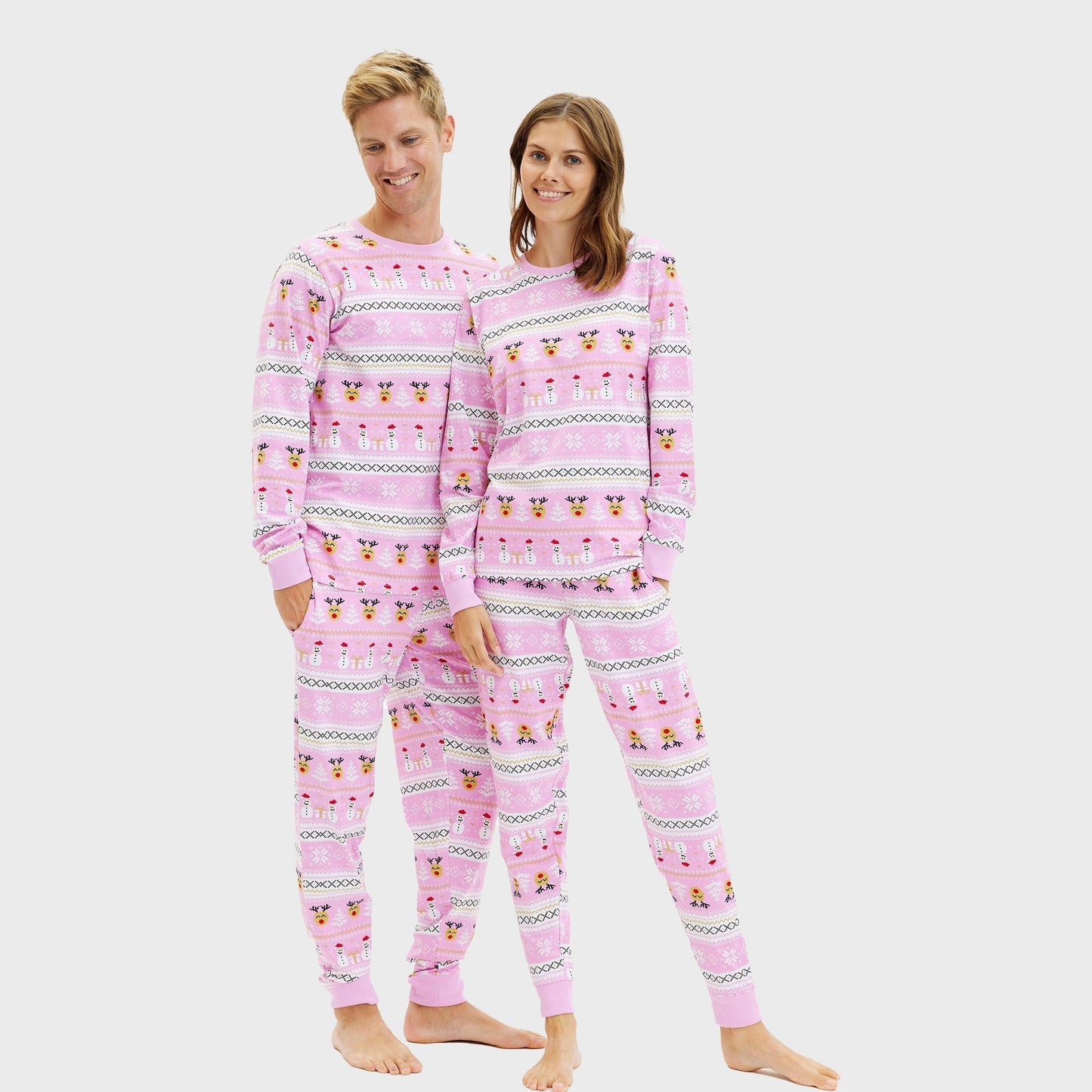 WW | Ultimativer Weihnachts-Pyjama Rosa - Damen