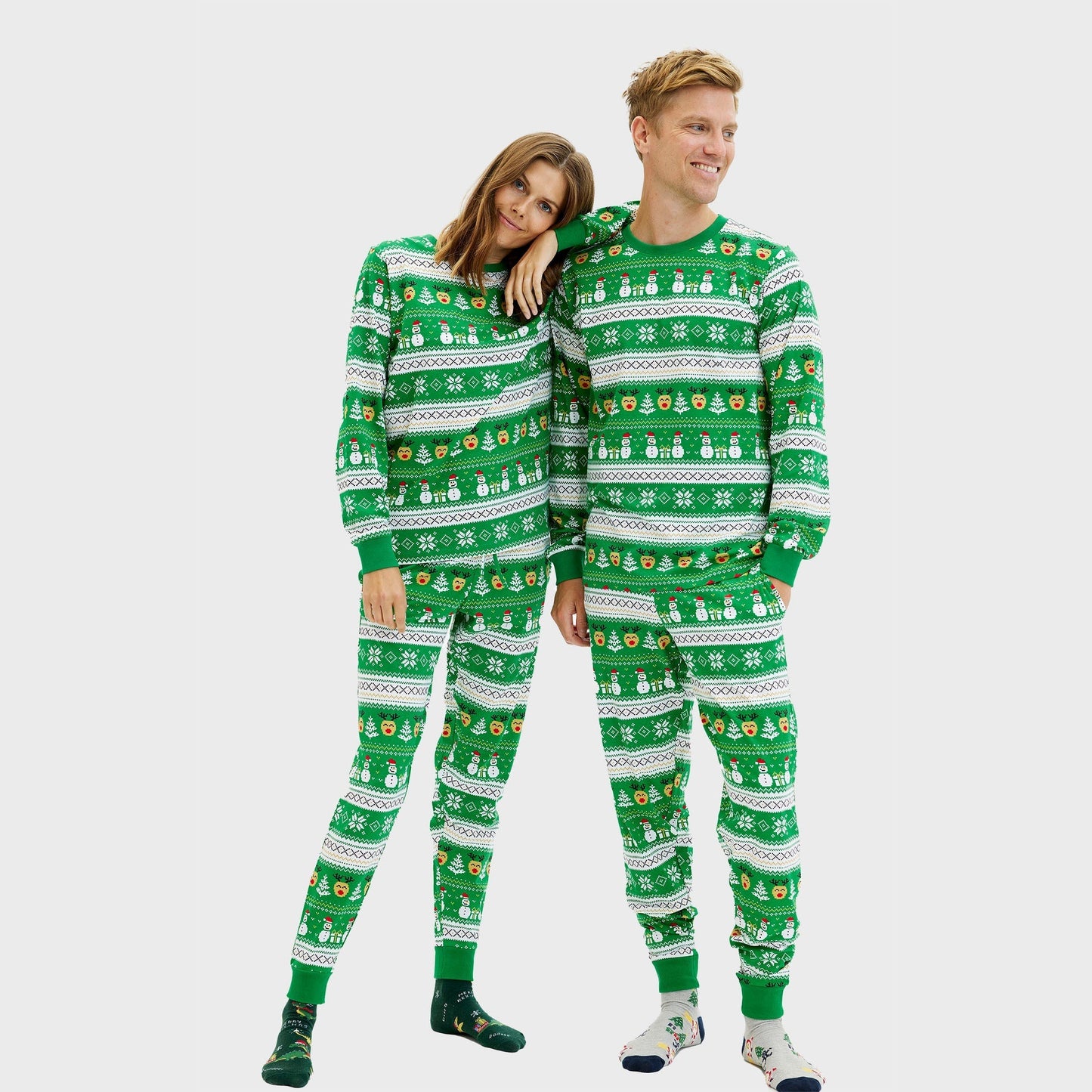 WW | Ultimative Weihnachts-Pyjama grün - Herren