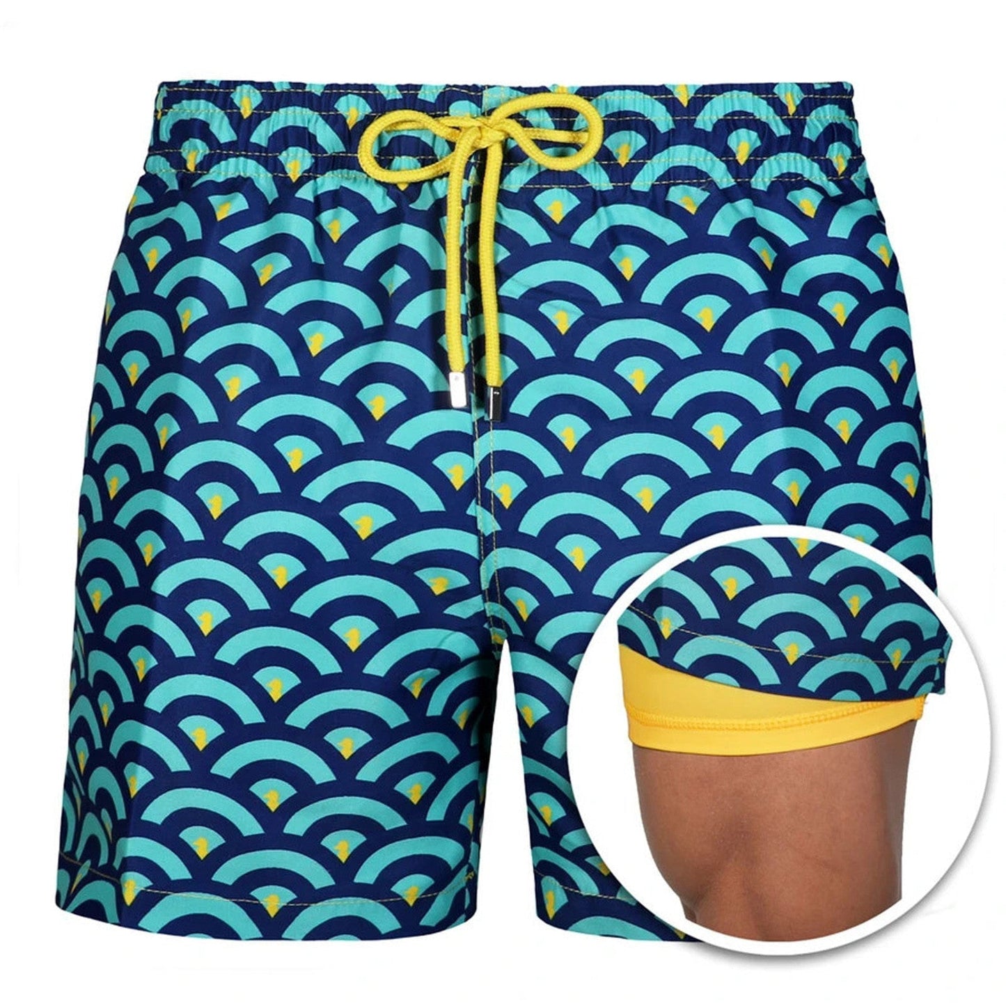 WW | Doppellagige Strandshorts Für Herren