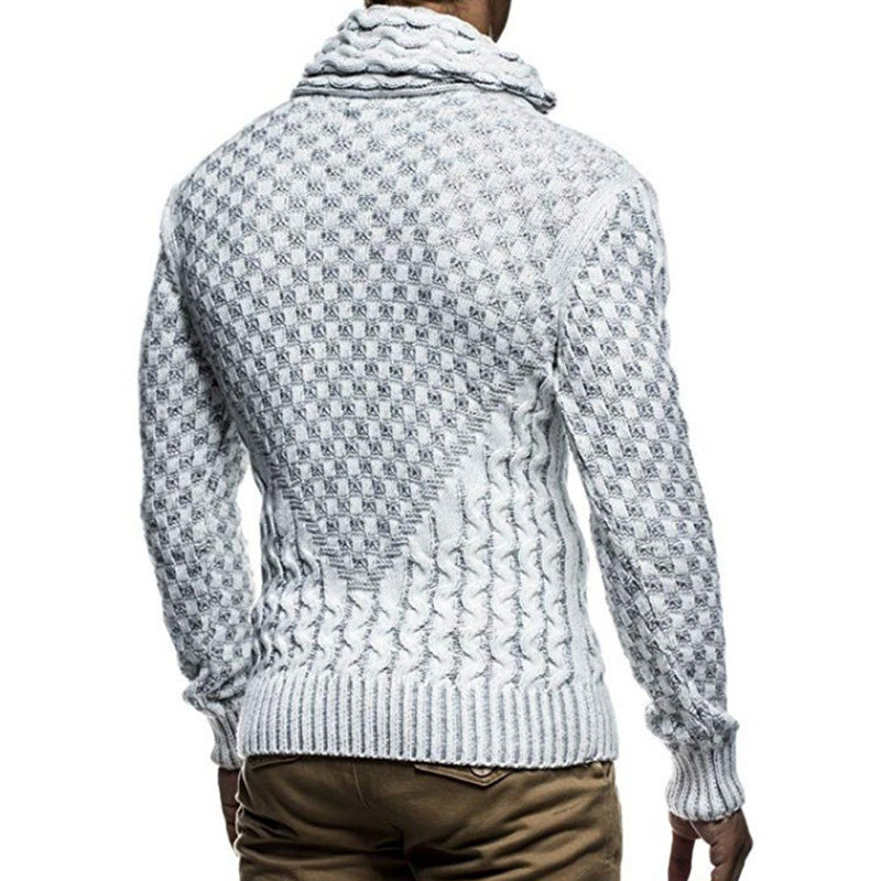WW | Herren Rollkragenpullover mit Verschluss