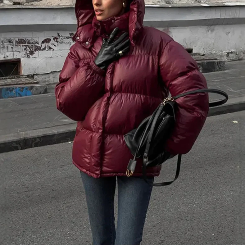 WW | Damen Pufferjacke Gequiltetes Design