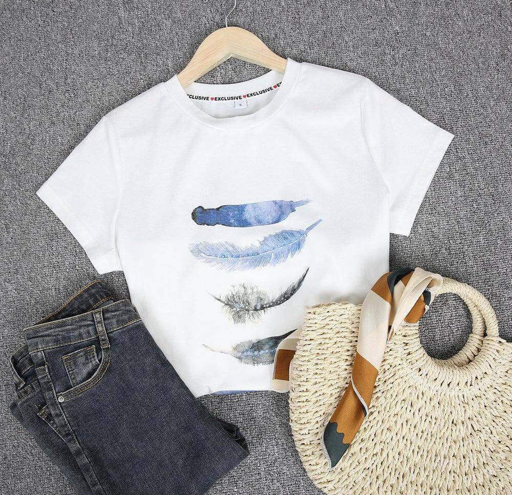 WW | Feather Short Sleeve T-Shirt