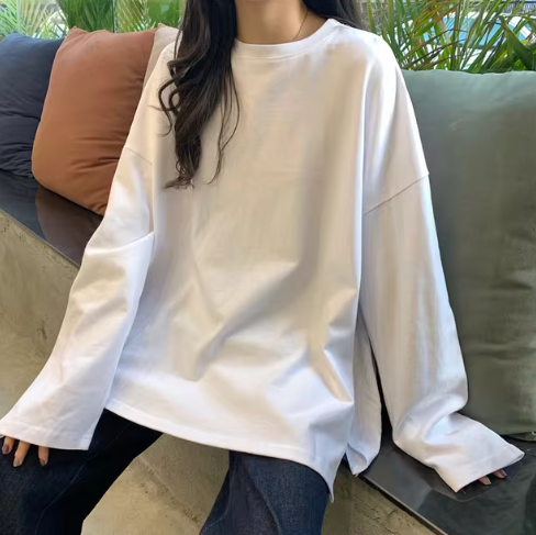 WW | Harajuku Langes T-Shirt Frühling Herbst